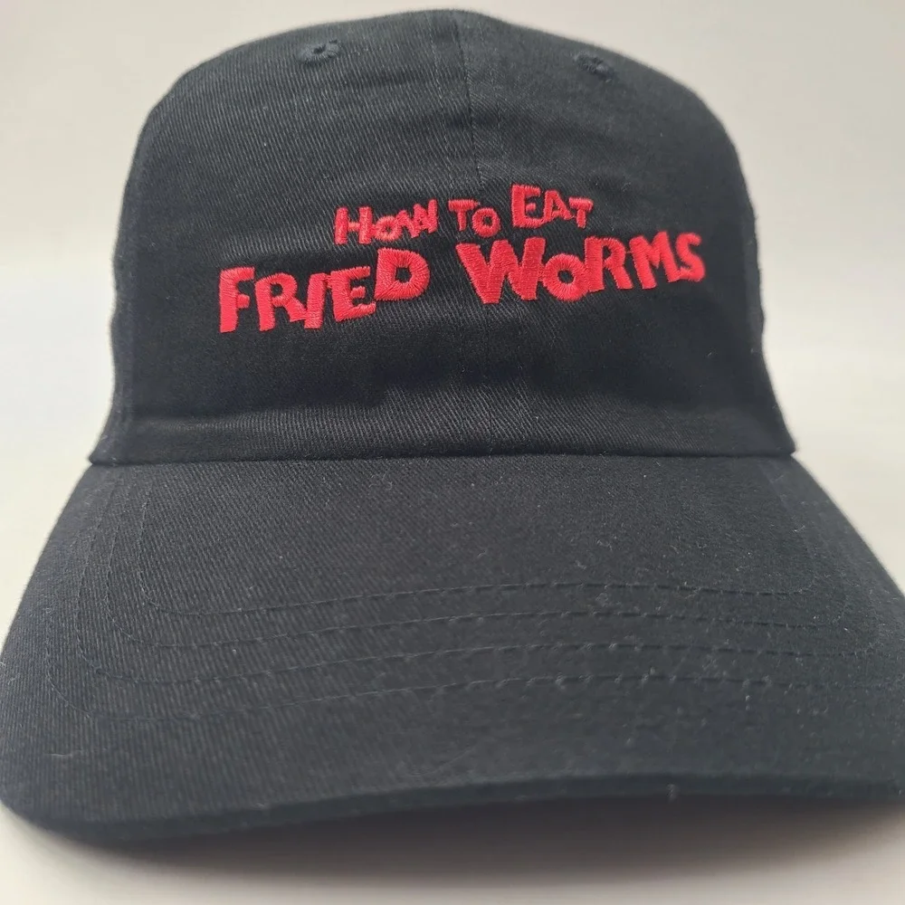 Vintage Youth How To Eat Fried Worms Movie Promo‎ Hat Cap Adjustable 2006 Comedy